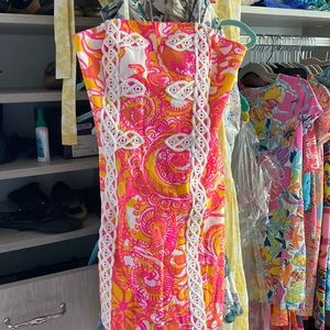 Lilly Pulitzer strapless dress